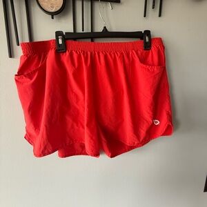 Baleaf Women's Vibrant Red Athletic Shorts
